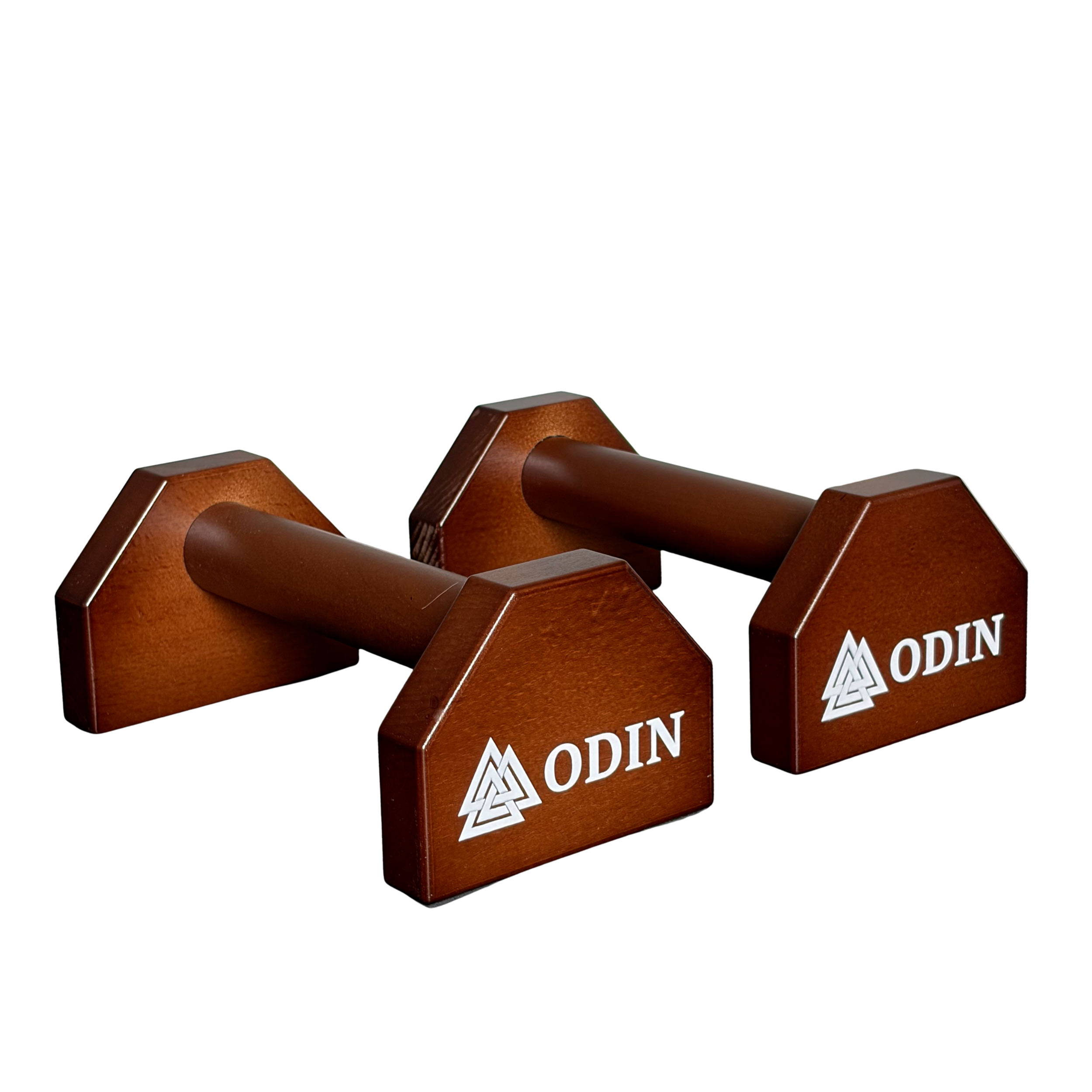 Odin Push Up Bars Parallettes Valnød 25cm