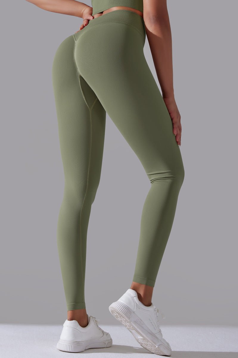 Enduranceflex Scrunch Tights Olivegreen Small Olivegreen