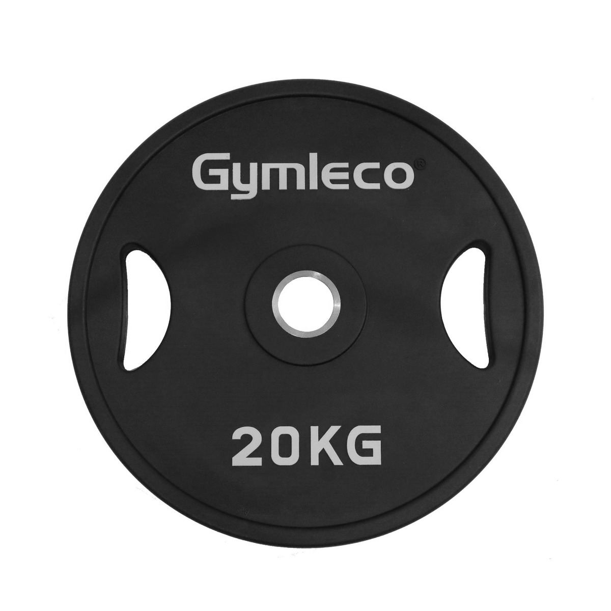 Gymleco Gummi Vægtskive M  Håndtag  Sort  20 Kg