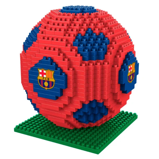 Fc Barcelona Brxlz 3d Fodbold  Kreativt Byggesæt