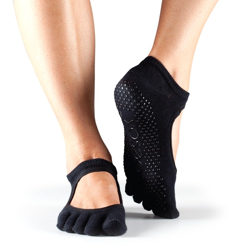 Toesox Bellarina Til Yoga   Pilates  Sort   L