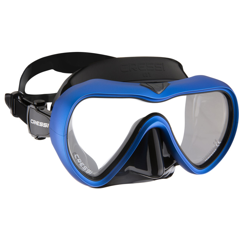 Cressi A1 Maske Sort   Blå