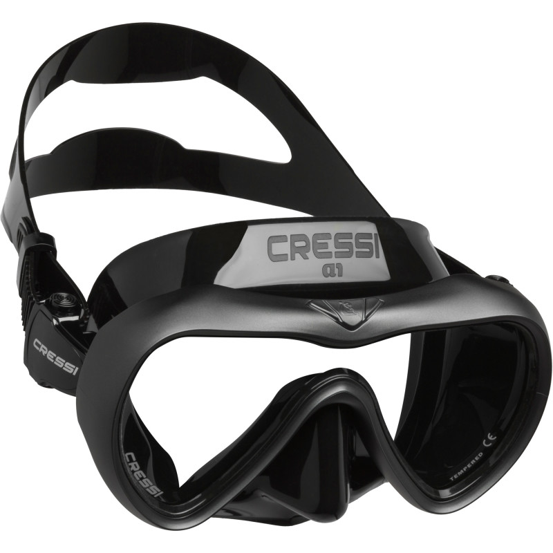 Cressi A1 Maske Sort   Grafit