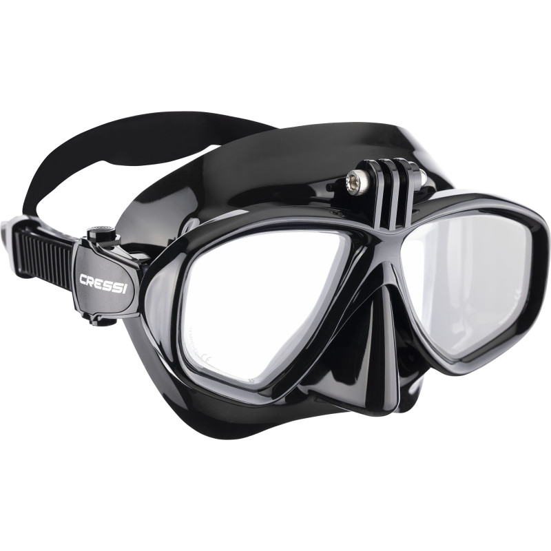 Cressi Action Maske Sort   Sort