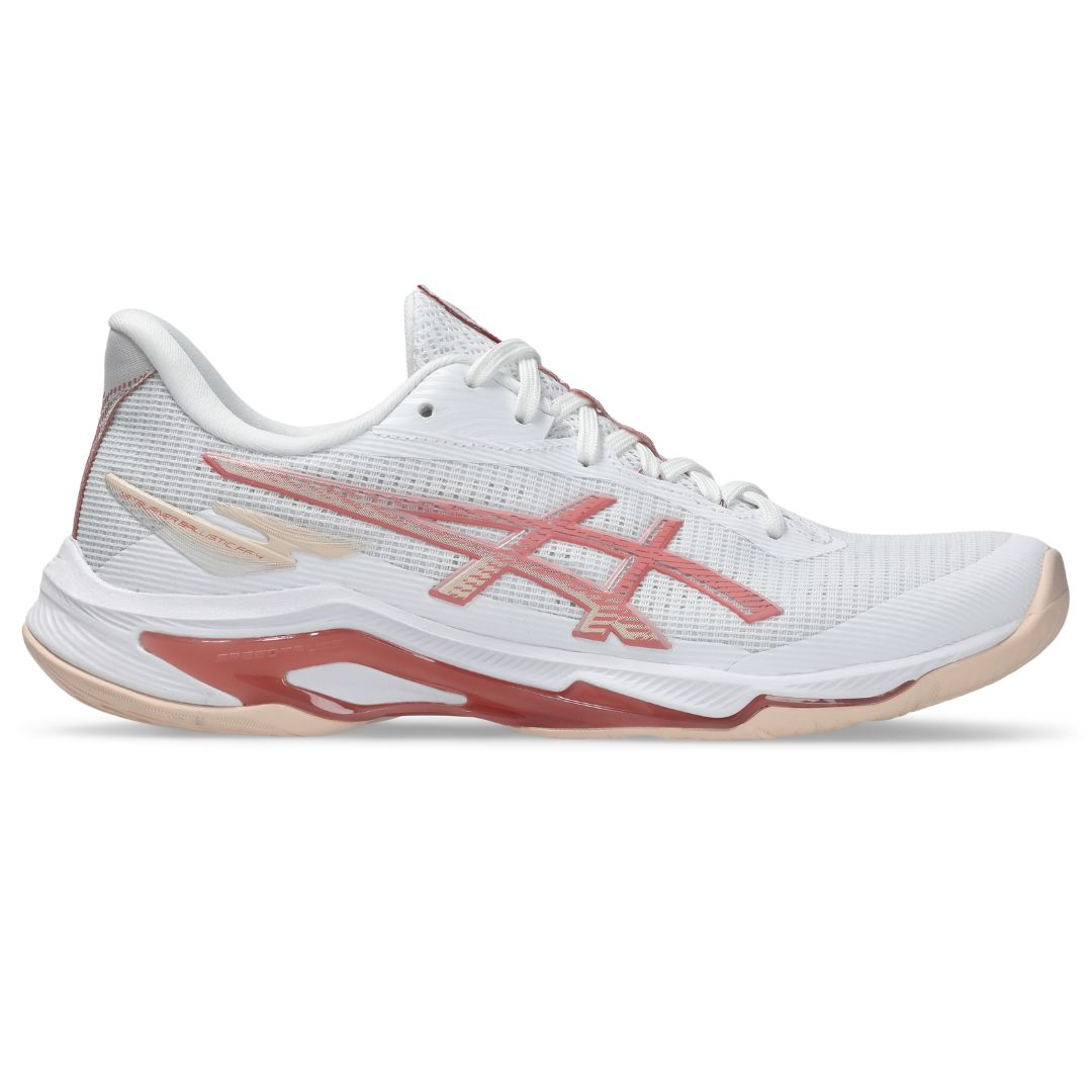 Asics Netburner Ballistic Ff 4 Women White Rose Rouge