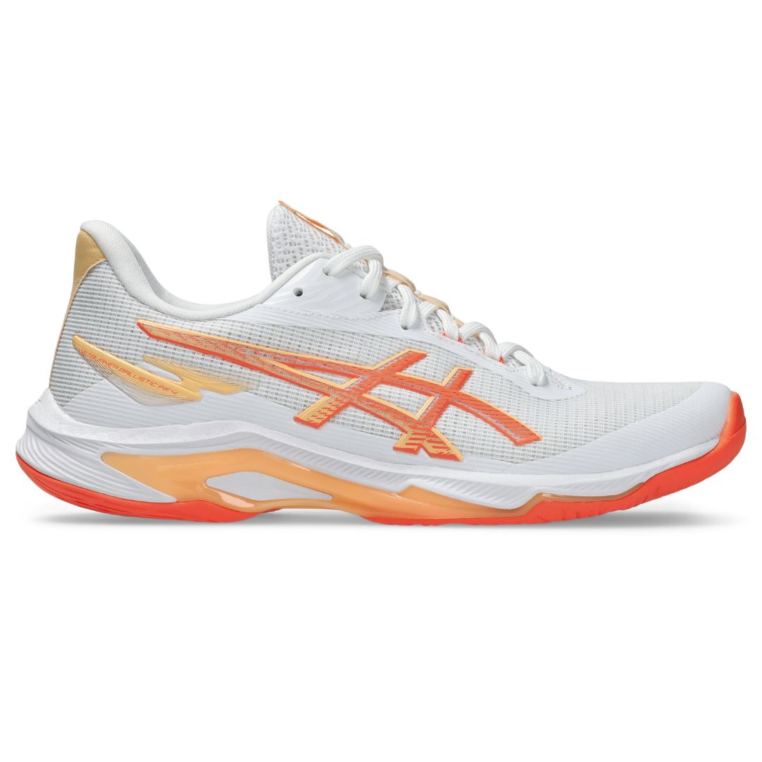 Asics Netburner Ballistic Ff 4 Women White Vivid Coral