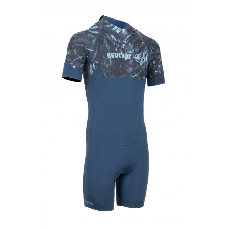 Beuchat Atoll Shorty Bz Seaweed Herre 2 Mm Blå