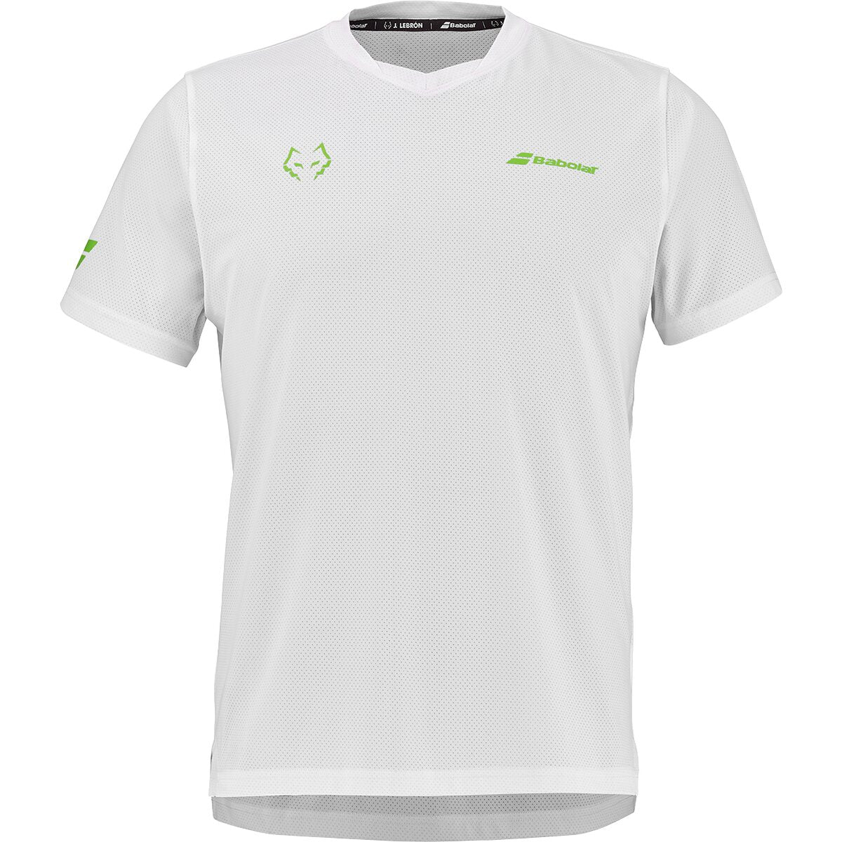 Babolat Crew Neck Tee Juan Lebron  White White    S