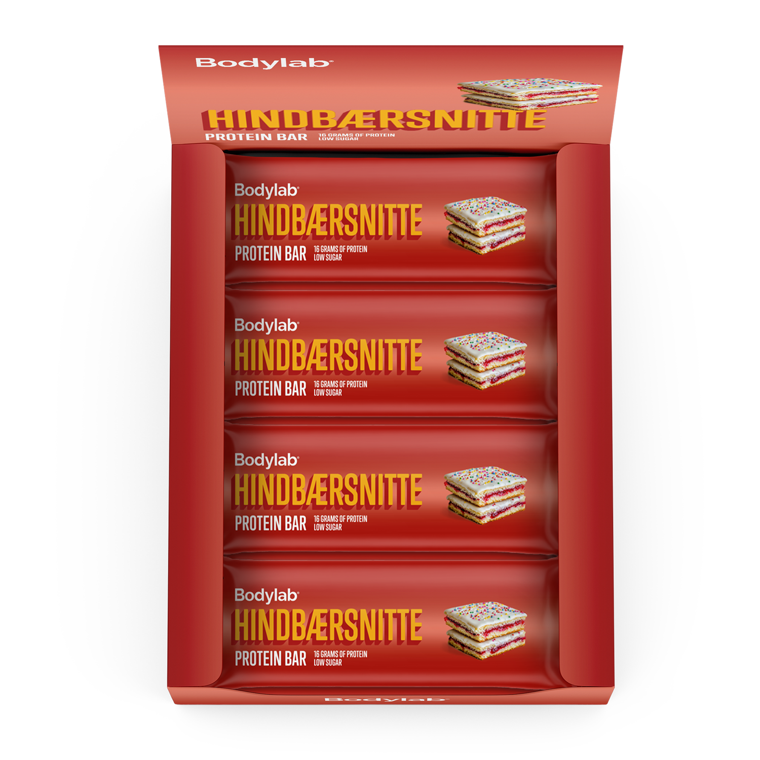 Protein Bar 12 X 55 G Hindbærsnitte