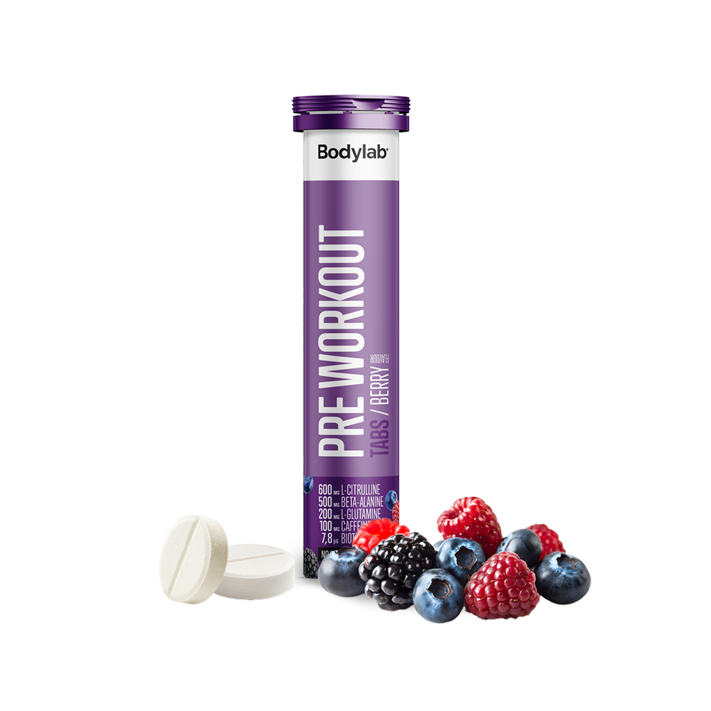 Pre Workout Tabs  20 Stk    Berry