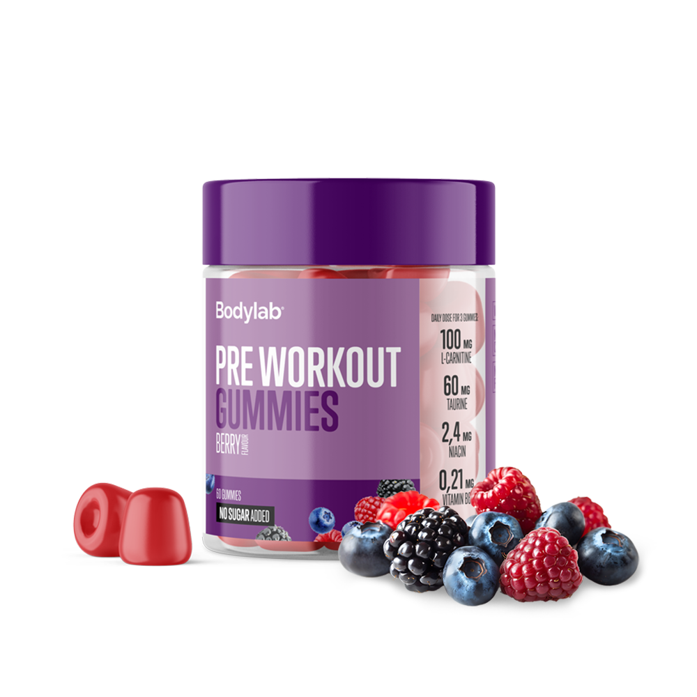 Pre Workout Gummies  60 Stk    Berry
