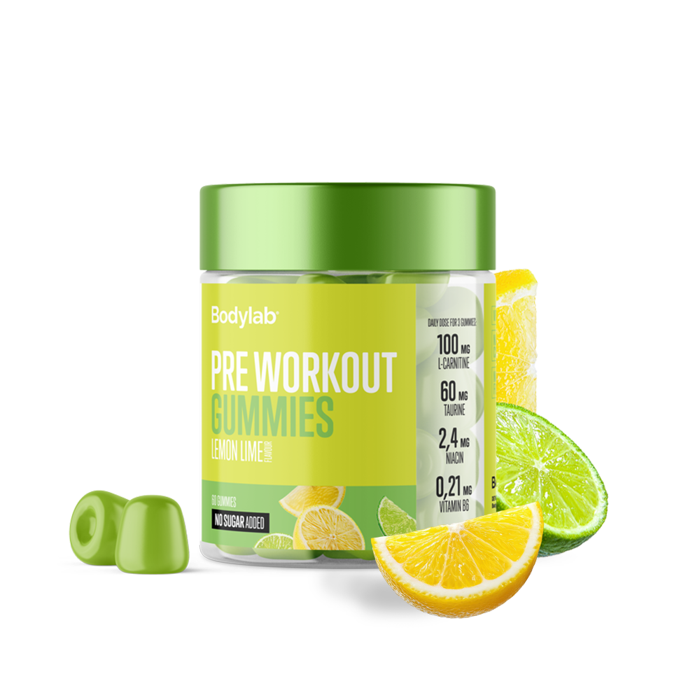 Pre Workout Gummies  60 Stk    Lemon Lime