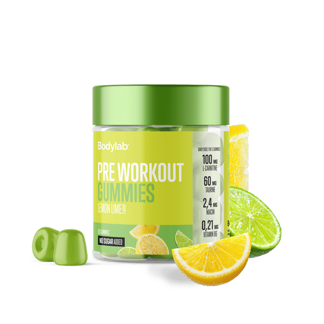 Bodylab Pre Workout Gummies  60 Stk    Lemon Lime