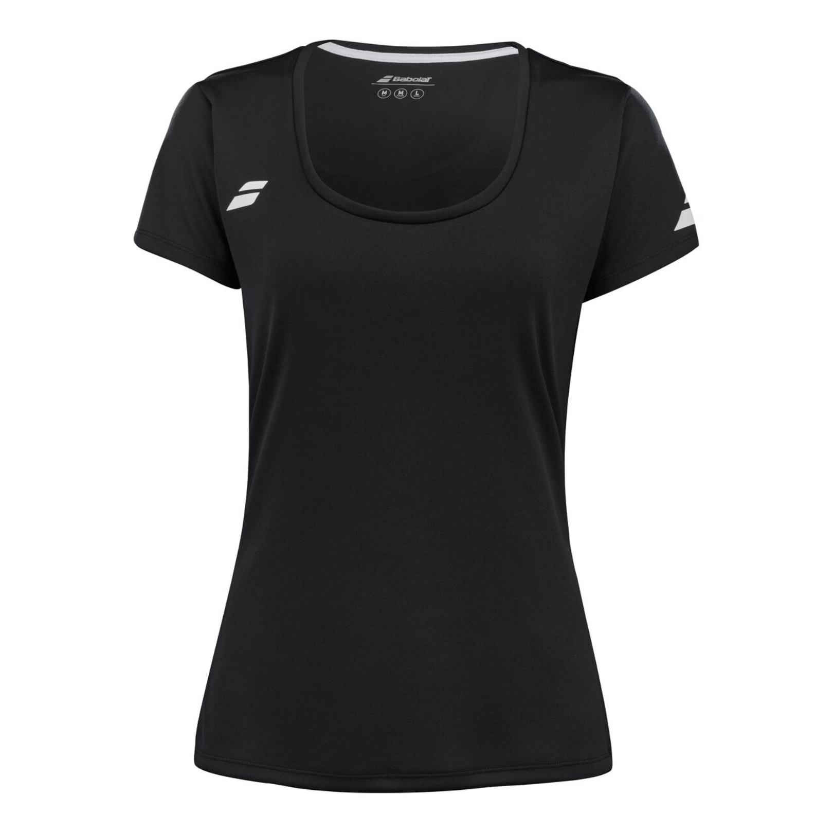 Babolat Play T-shirt med korte ærmer til kvinder, sort
