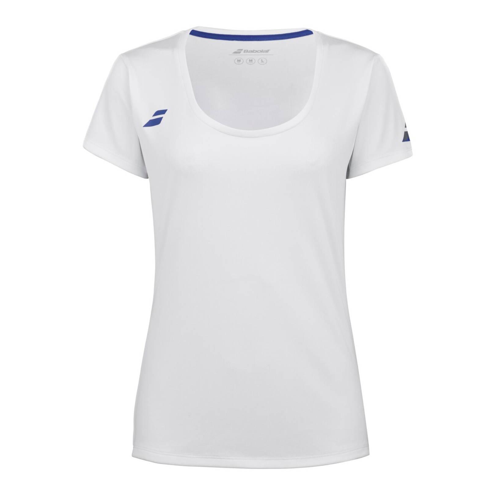 Babolat Play T-shirt med korte ærmer til kvinder, hvid