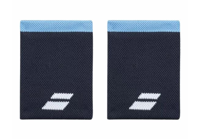 Babolat Logo Jumbo Wristbands  2 Pak  Heritage Blue