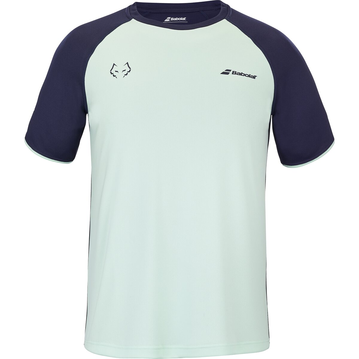 Babolat Crew Neck Tee Juan Lebron  Light Green Navy    S