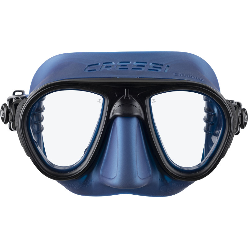 Cressi Calibro Maske Blå Metal   Sort