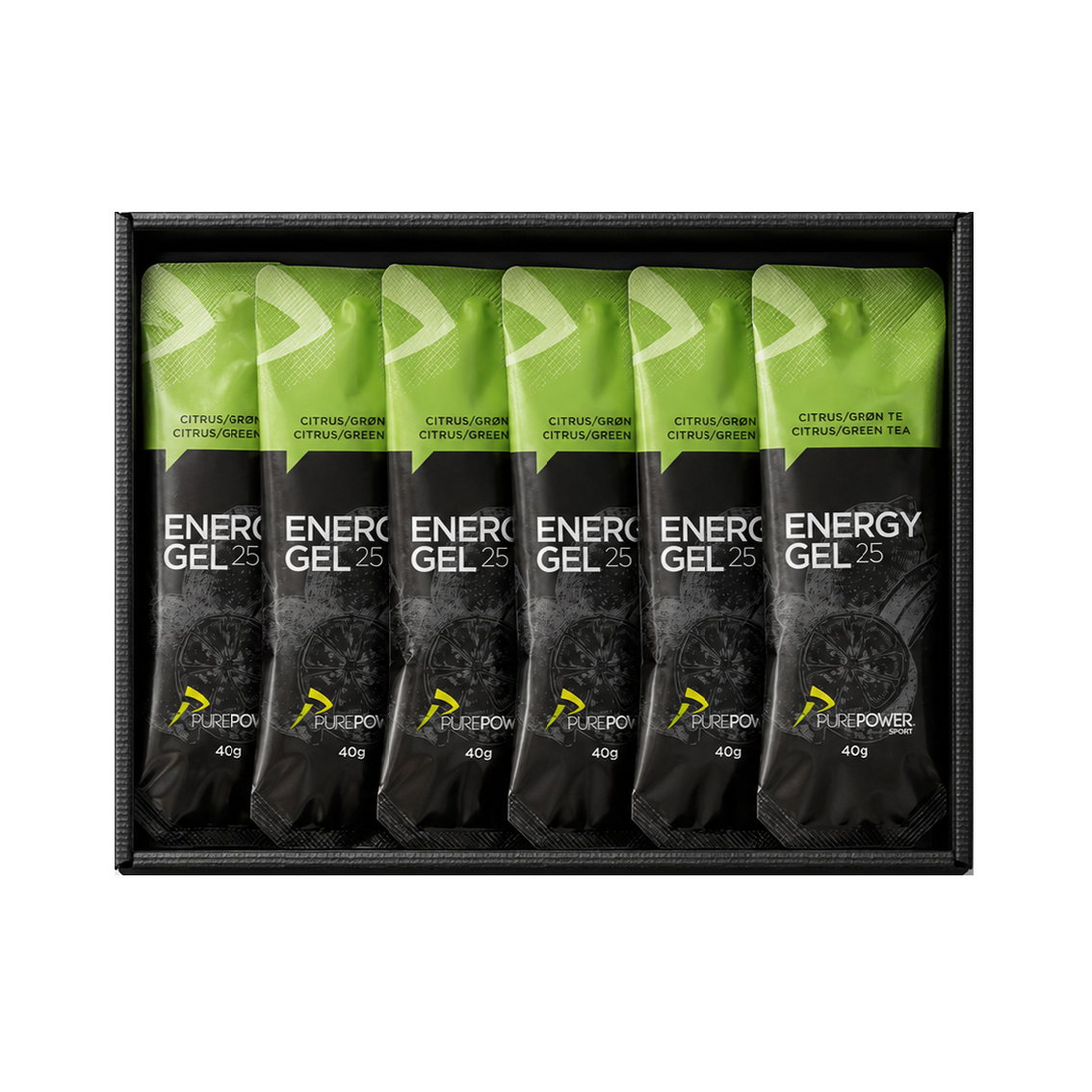Energy Gel Citrus Grøn Te 12 X 40 G