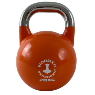Competition Kettlebell 28 Kg   Orange   Nordic Strength