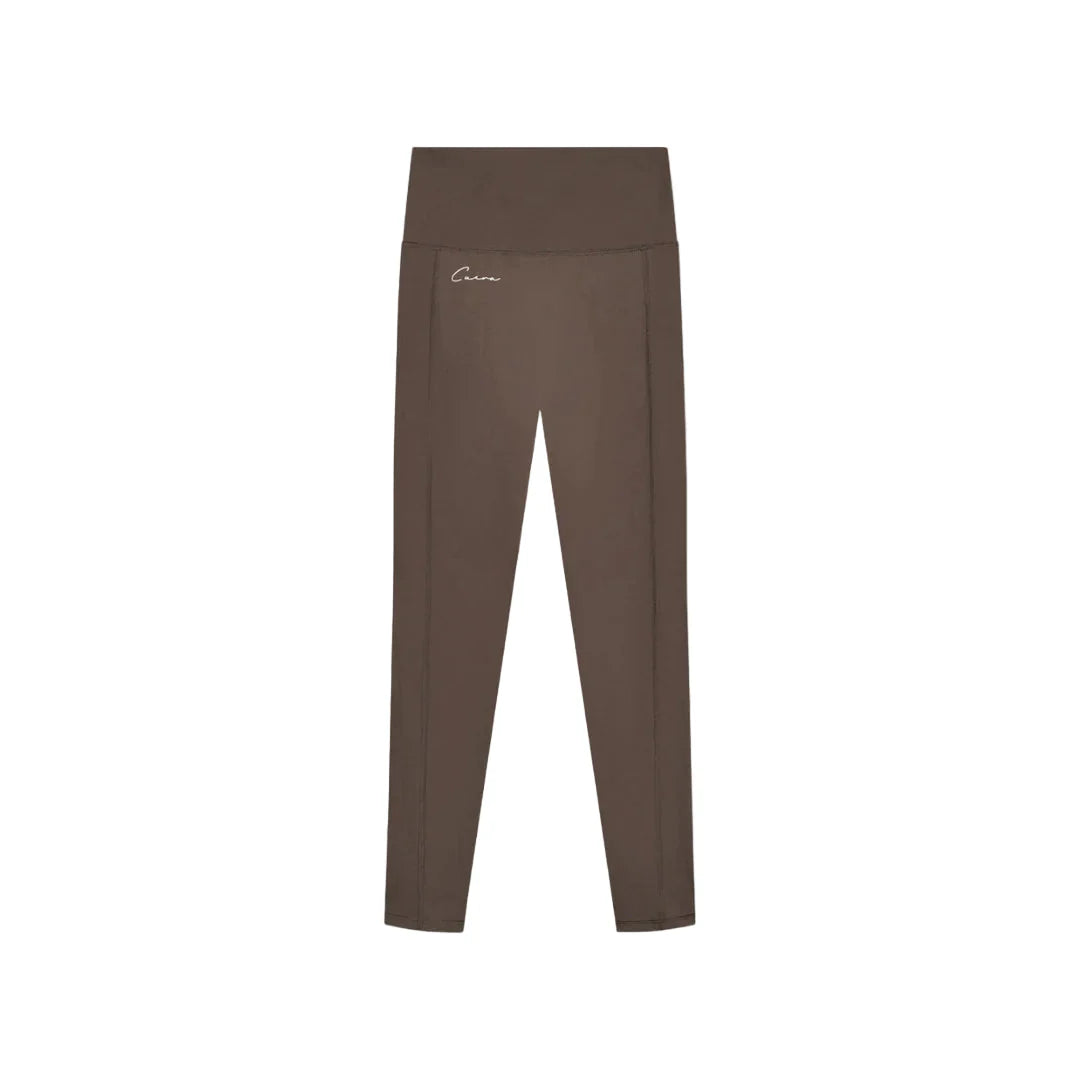 Cuera Active Logo Tights Long  Dark Brown    Xs