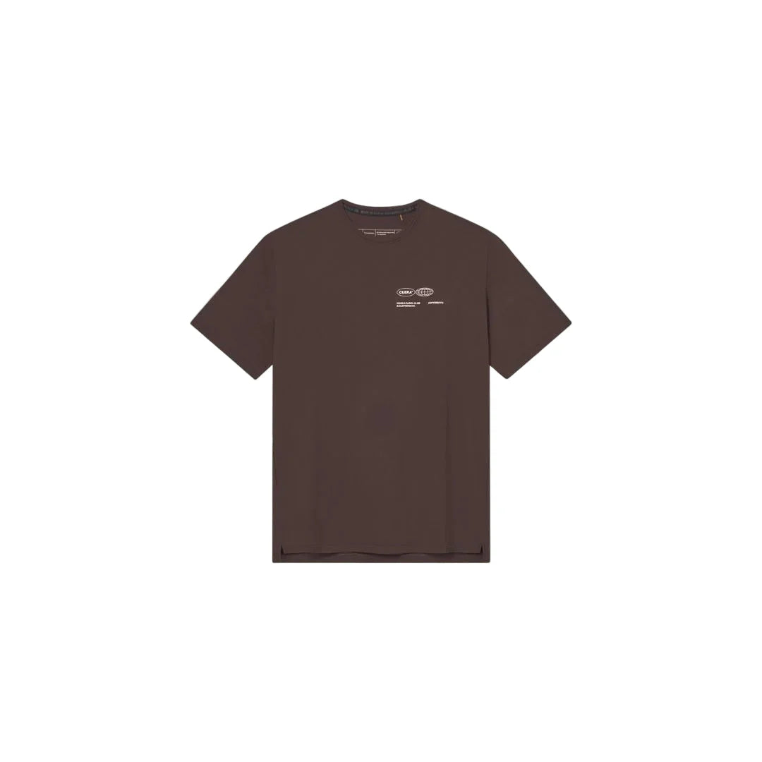 Cuera Oncourt Airy Logo T Shirt  Dark Brown    M