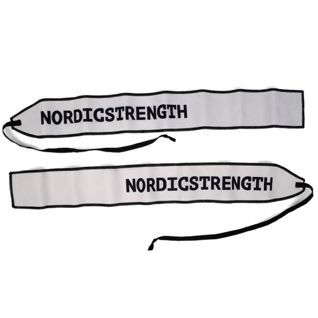 Håndledsstøtte I Nylon Fra Nordic Strength  Hvid