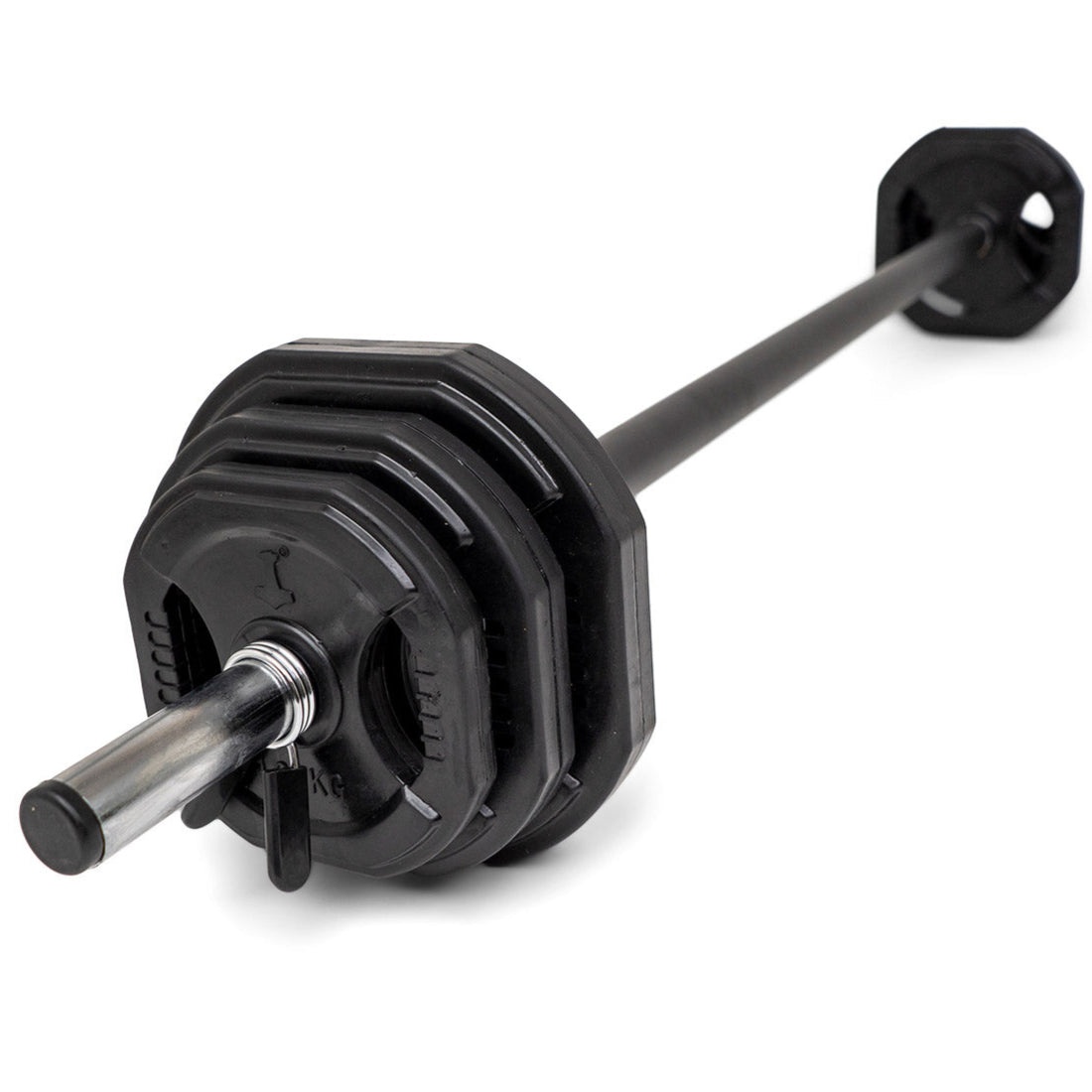 Aerobic Vægtstang Sæt Sort 32 Kg  Nordic Strength