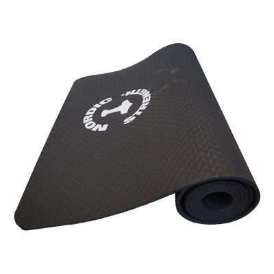 Tpe Yogamåtte Sort  4 Mm