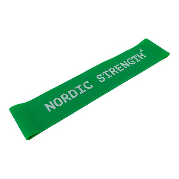 Træningselastik Fra Nordic Strength  Medium   Grøn Styrke 3 Af 5