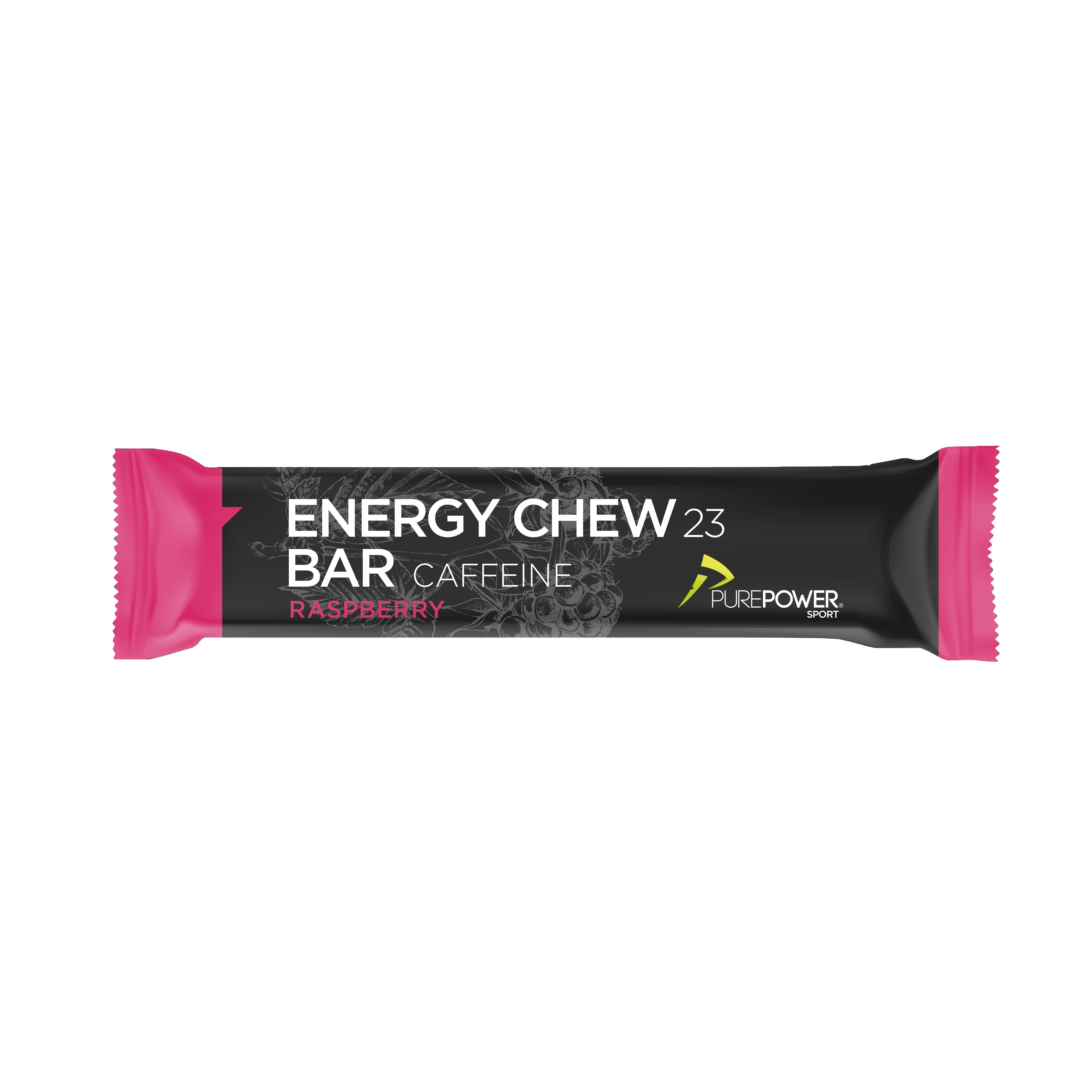 Energy Chew Bar Koffein Hindbær 30 G