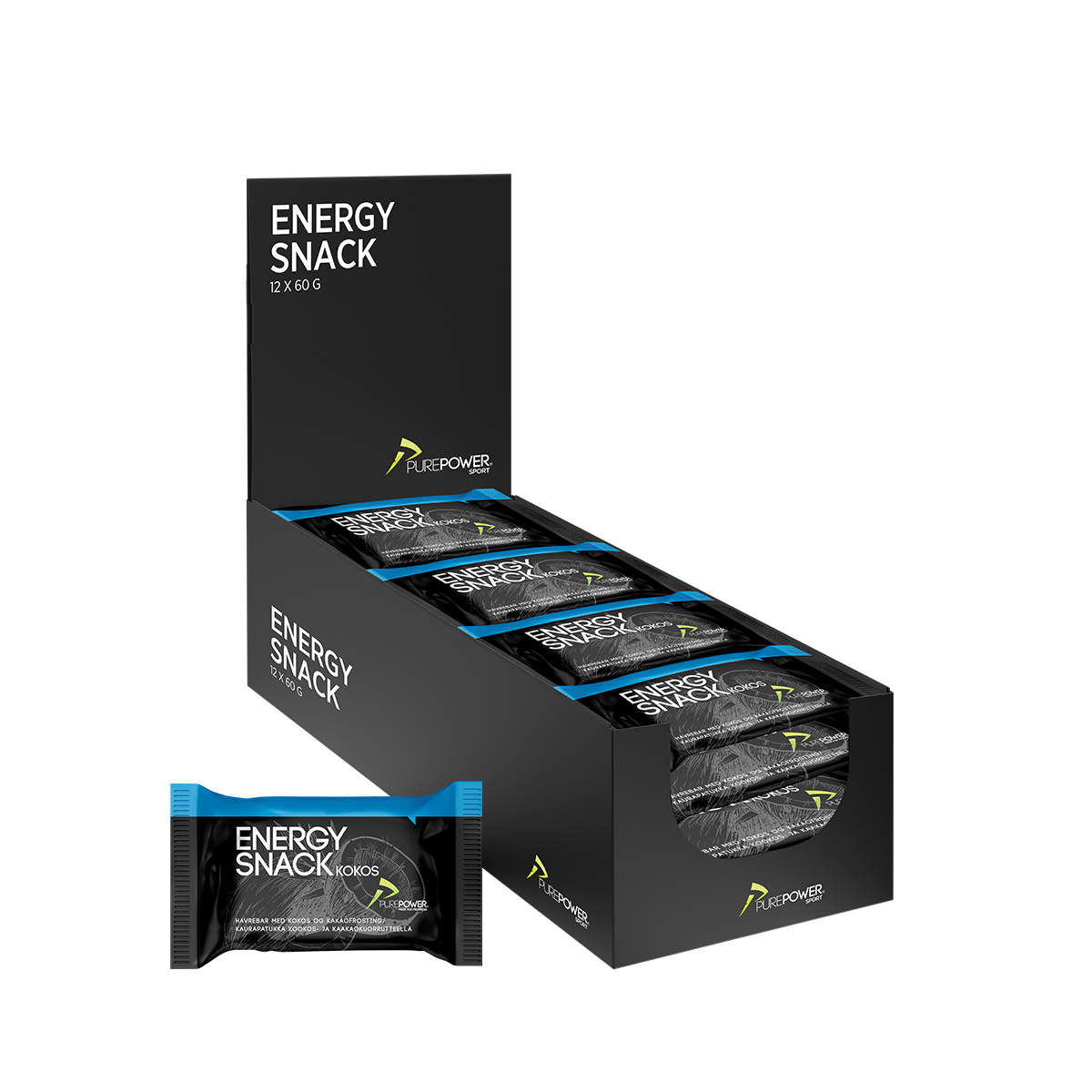 Energy Snack Kokos 12x60 G
