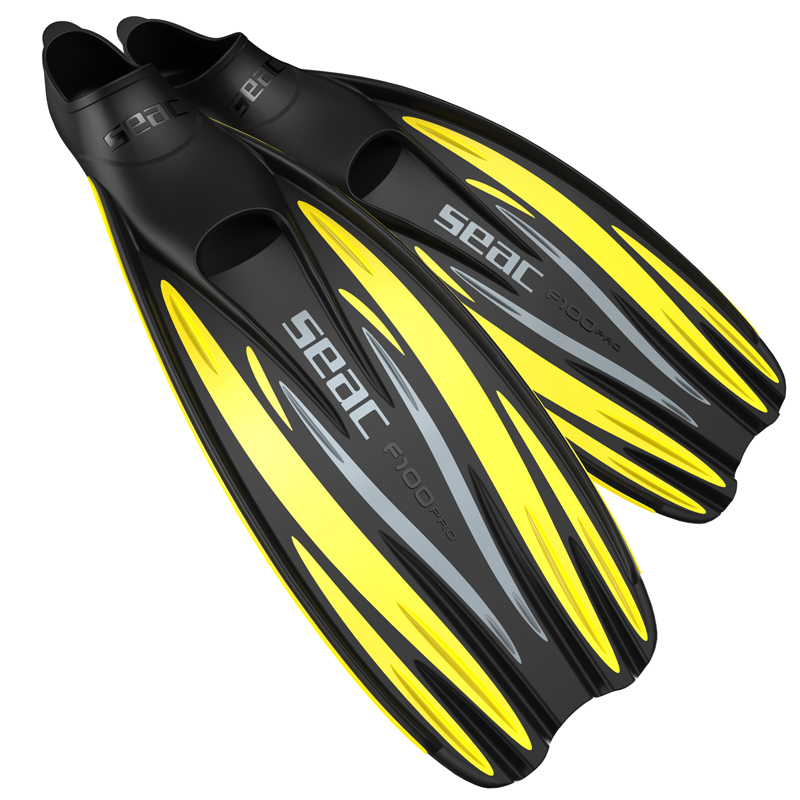 Seac Finner Fuldfod F 100 Pro Gul