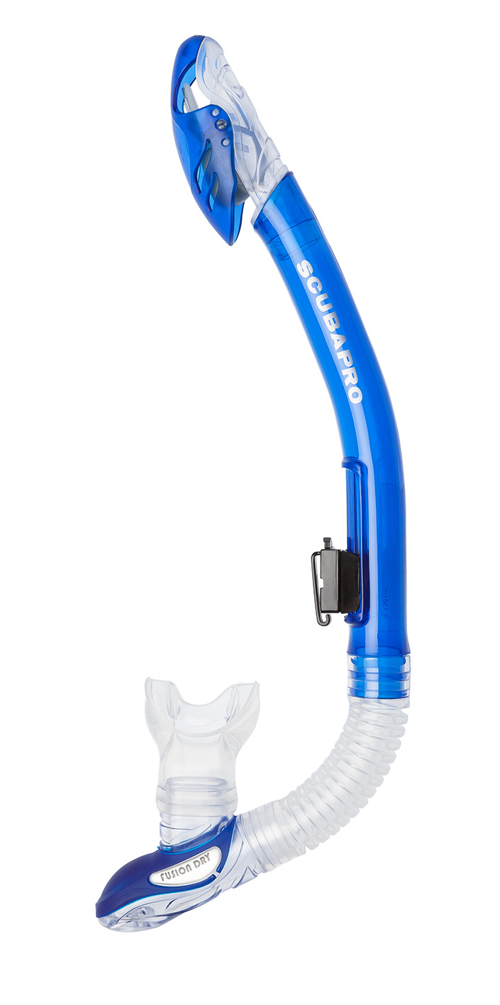 Scubapro Snorkel Fusion Dry Blå
