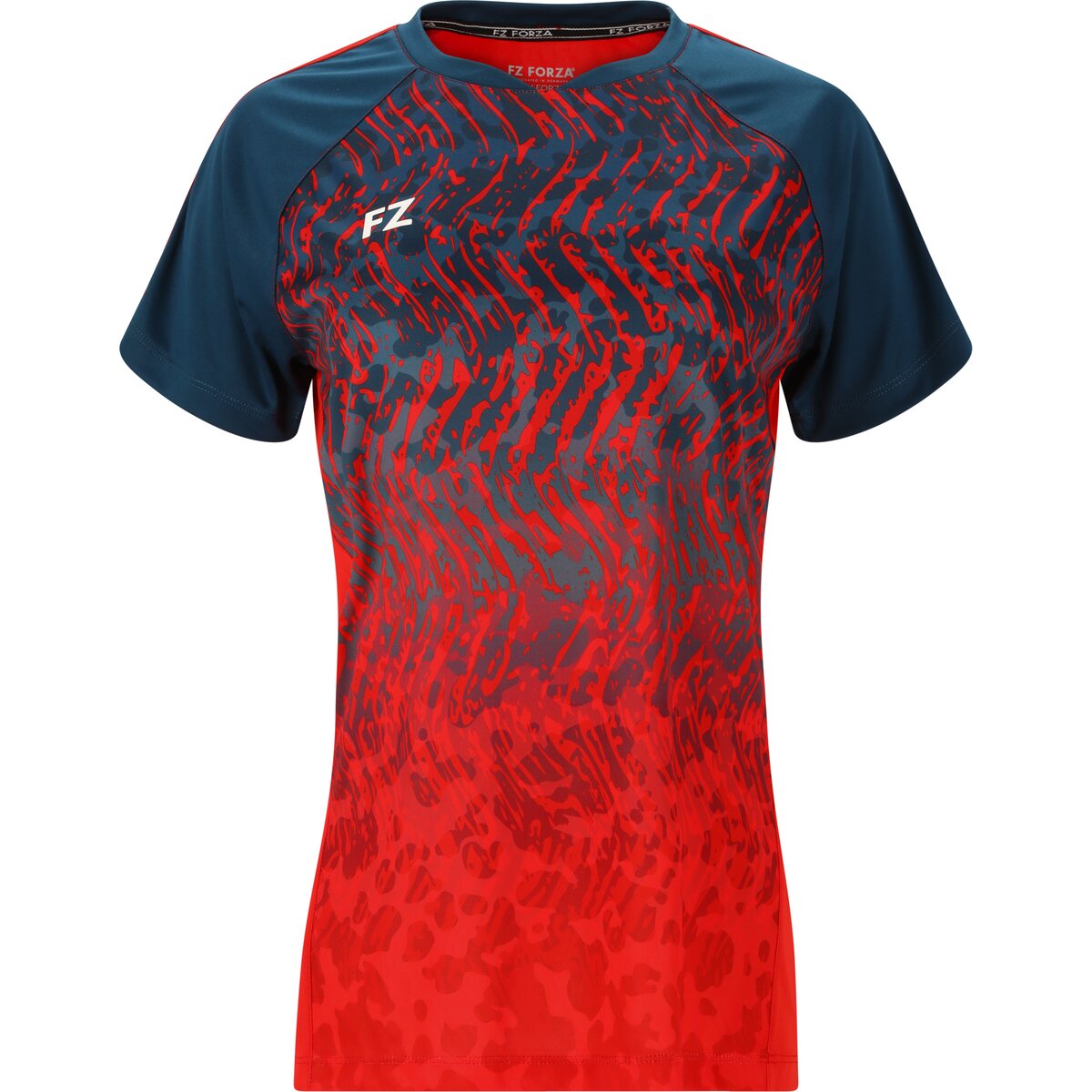 Forza Alva T-shirt til kvinder, Flammende Rød