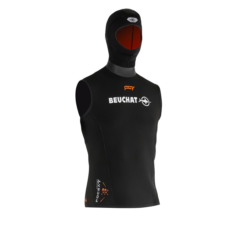 Beuchat Våddragt Focea Comfort 7 Hooded Vest Herre 2 5 5 Mm