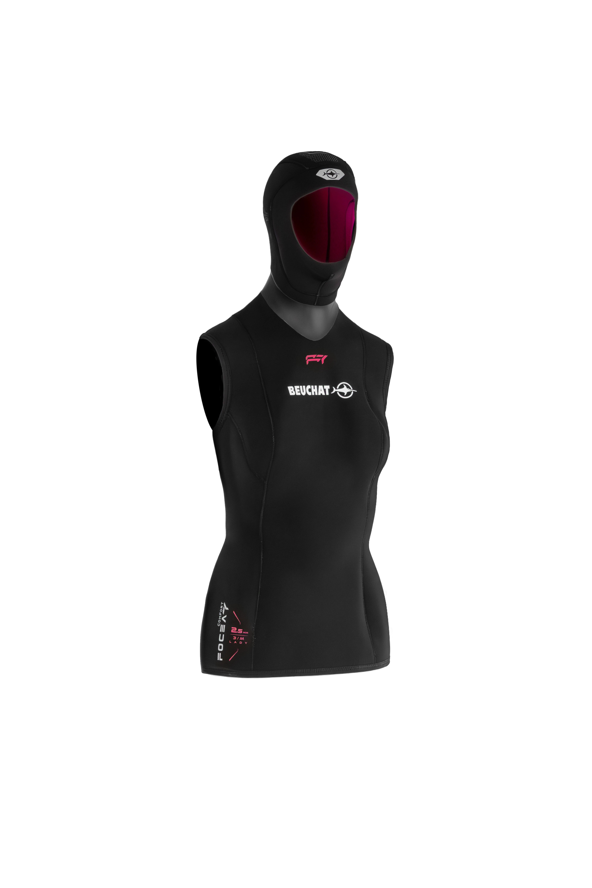 Beuchat Våddragt Focea Comfort 7 Hooded Vest Dame 2 5 5 Mm