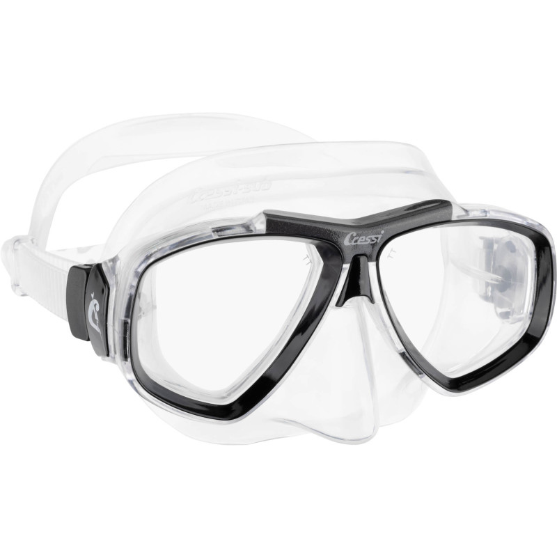 Cressi Focus Maske Klar   Sort