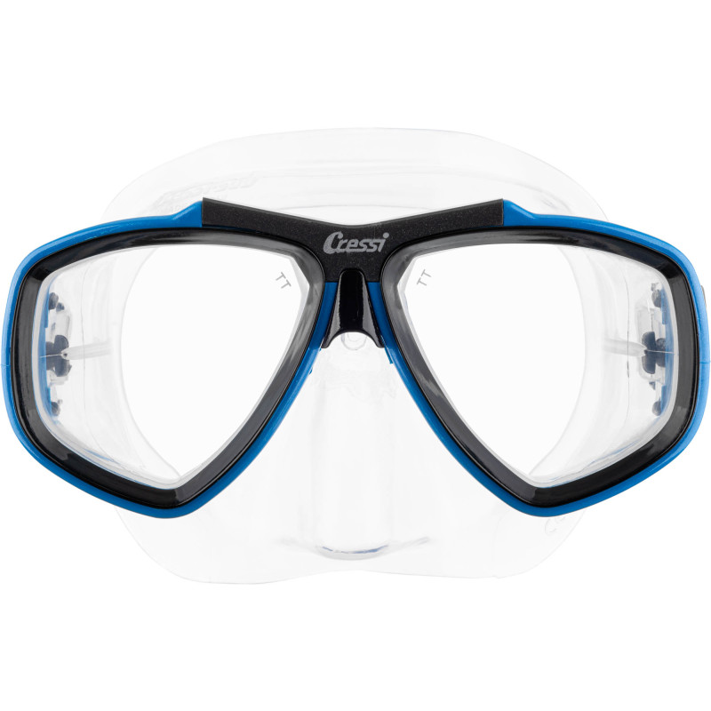 Cressi Focus Maske Klar   Blå