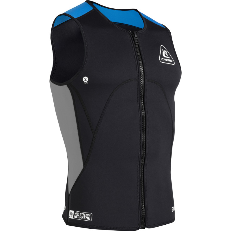 Cressi Guardian Herre Neoprenvest Med Lynlås 2 Mm