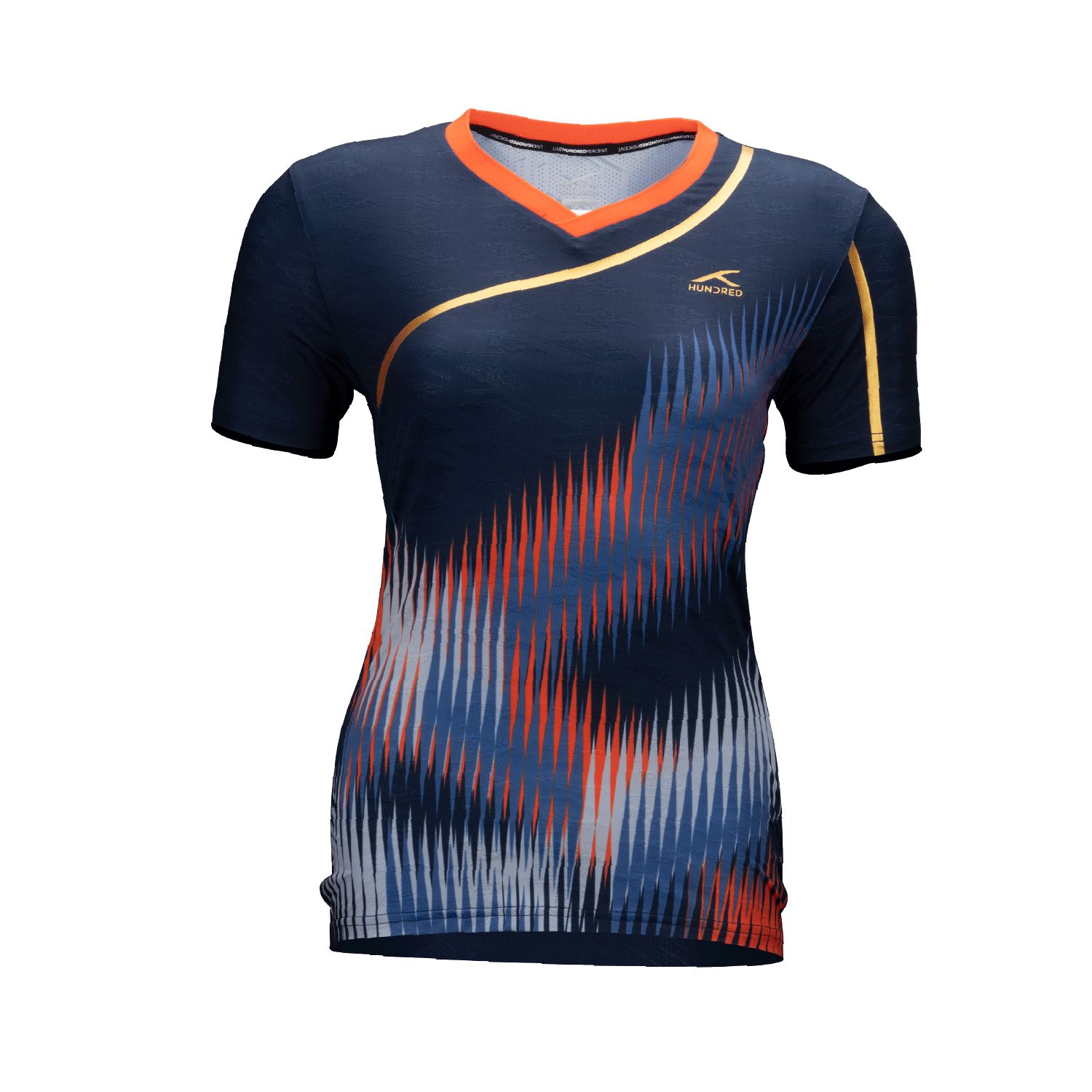 Hundred Mirror Women T Shirt Navy