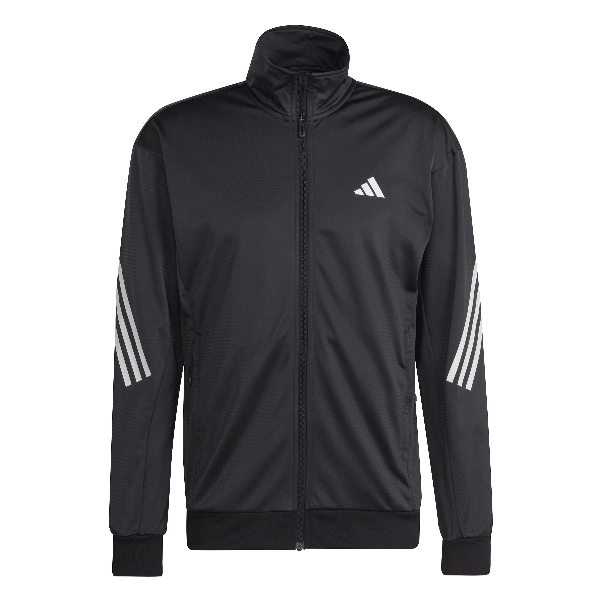 Adidas 3 Stripe Knitted Jacket  Black    S