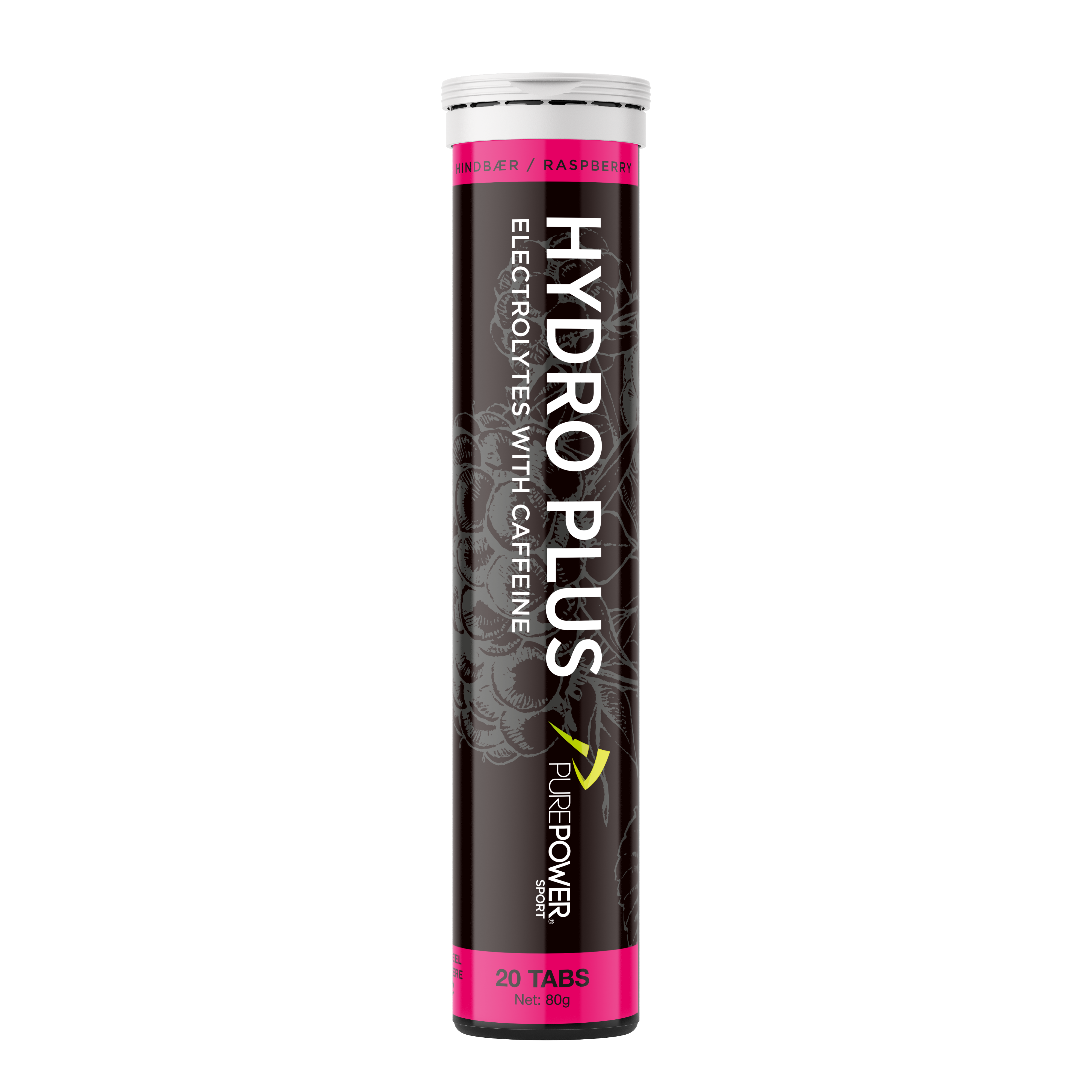Hydro Plus Hindbær 20 Tabs