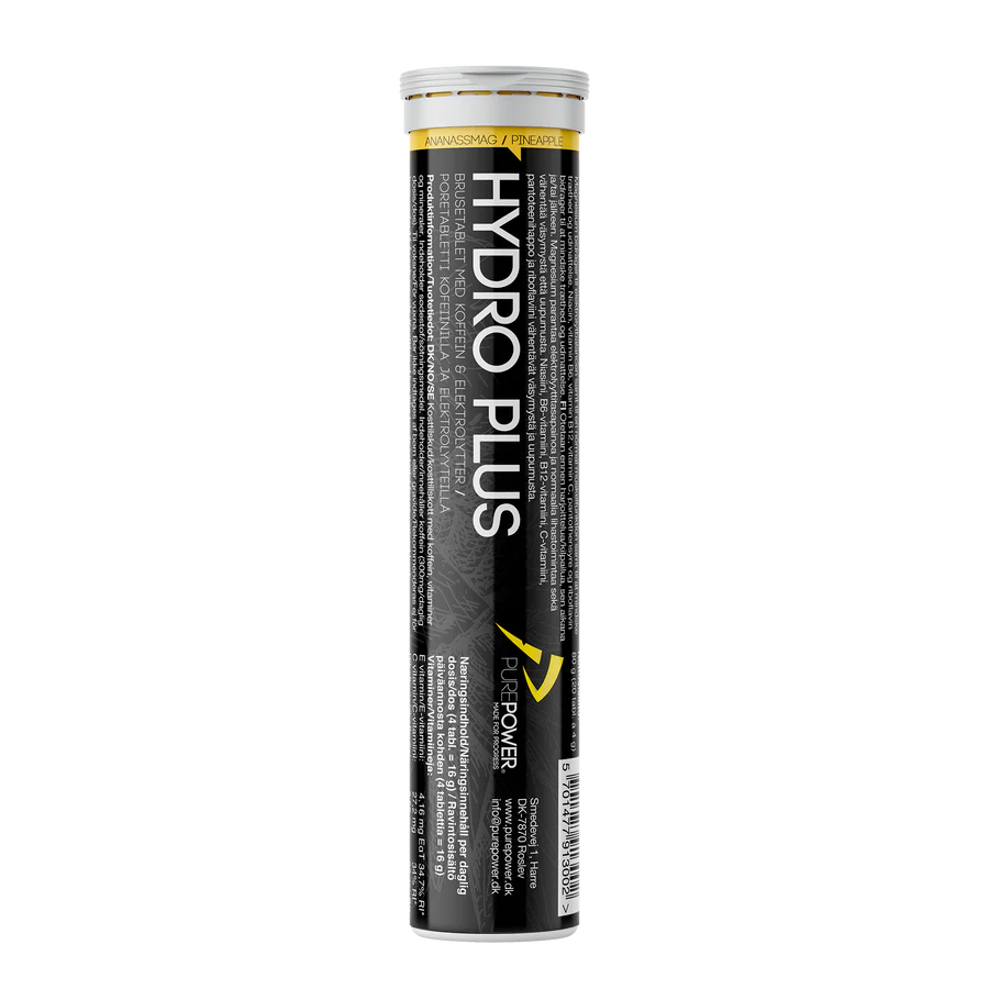 Purepower Hydrotabs Elektrolytter Ananassmag  1 Rør Med 20 Tabletter