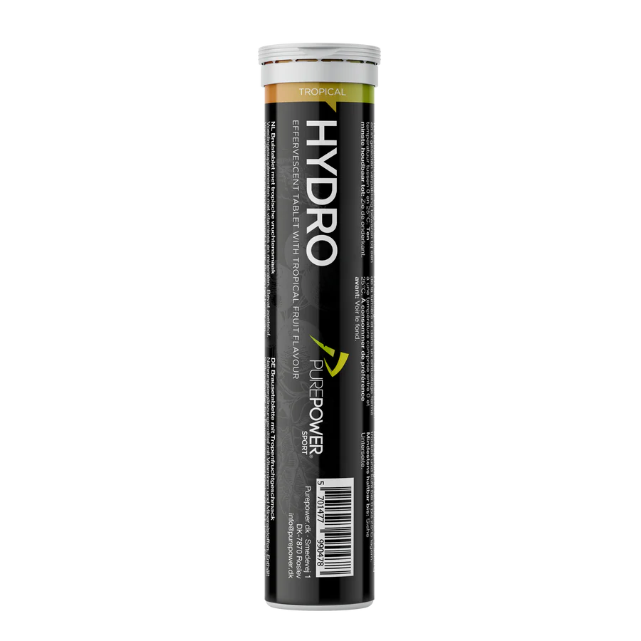 Purepower Hydrotabs Elektrolytter Tropicalsmag  1 Rør Med 20 Tabletter