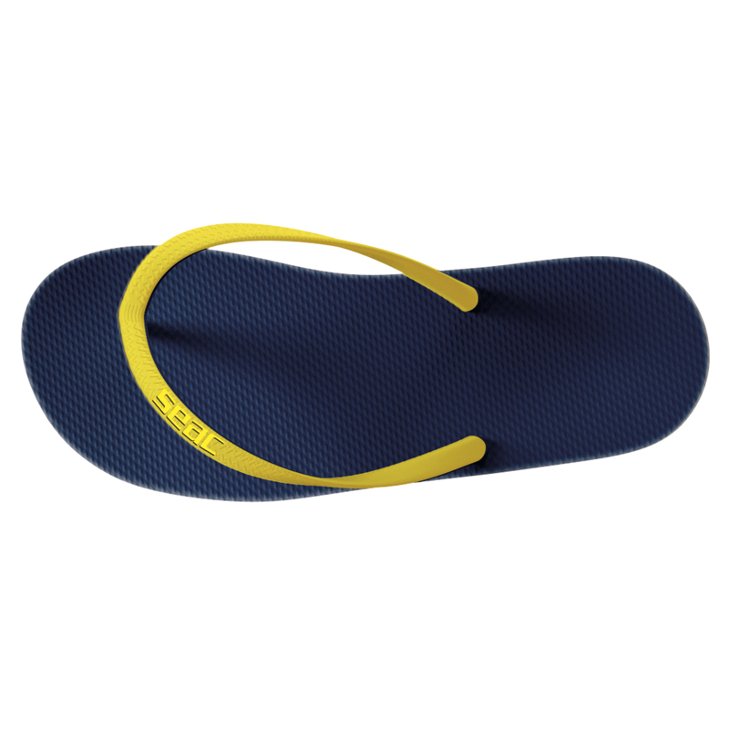 Seac Ibiza Flip Flops Blå Gul