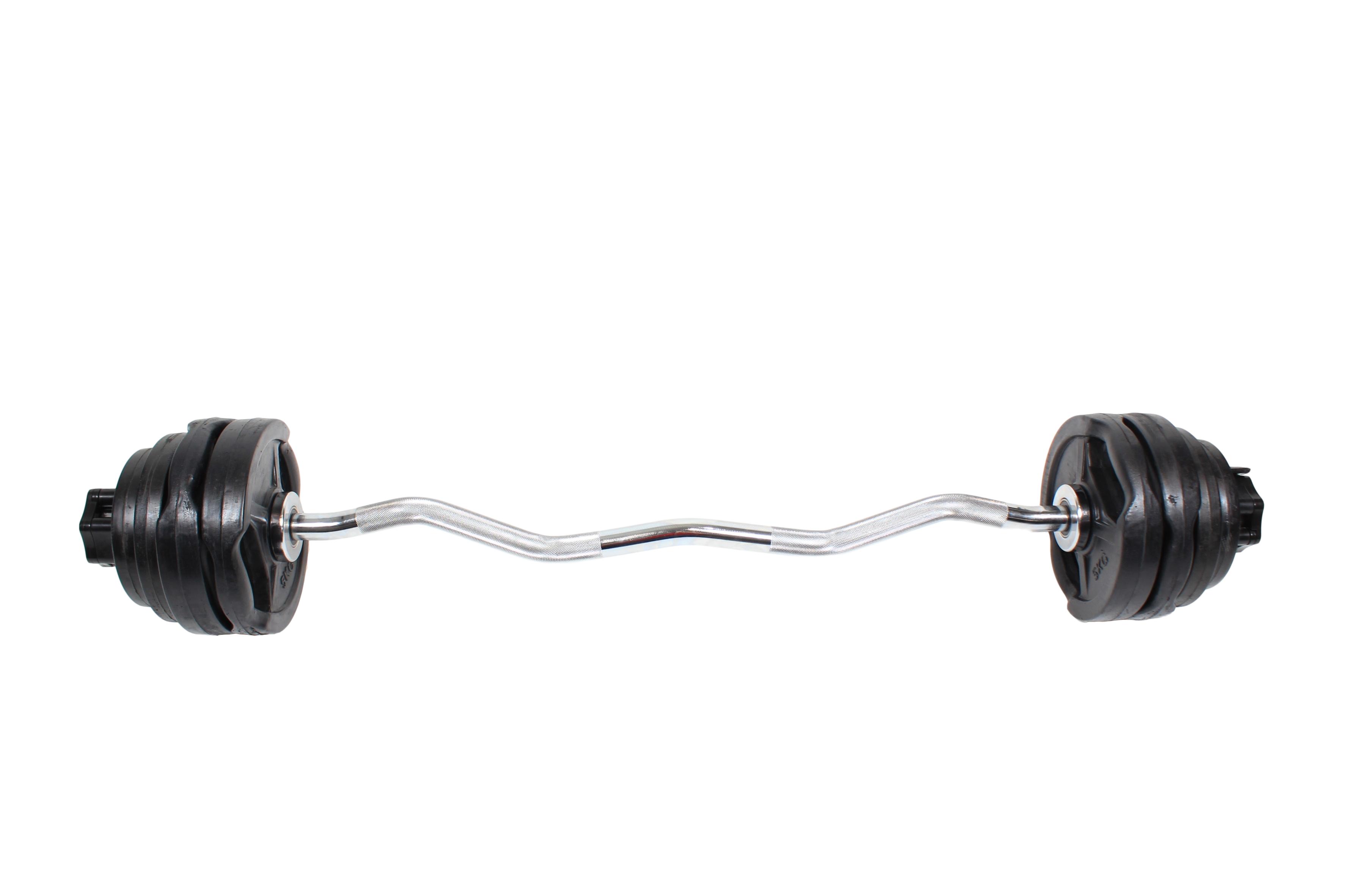 Peak Fitness   50 Mm Curl Sæt   36 Kg