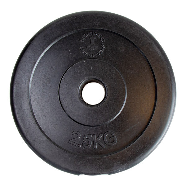 Vægtskive I Hård Plast 2 5 Kg  30 Mm