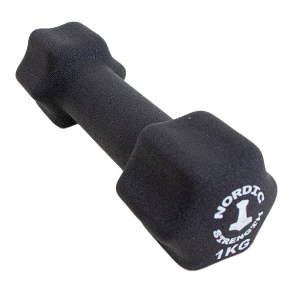 Håndvægt 1 Kg Black Edition Aerobic   Nordic Strength
