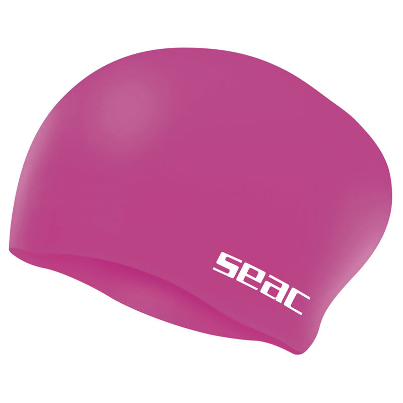 Seac Junior Badehætte I Silikone Til Knold Pink